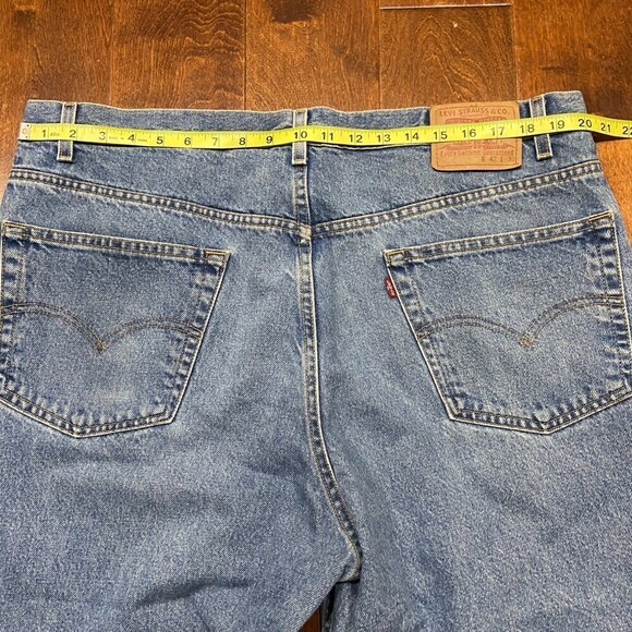 Levi's Vintage Y2K 560 Relaxed Fit Denim Blue Jeans Men's Size 42 x 31 - Picture 7 of 8